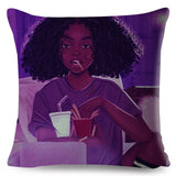 Colorful Beautiful Black Women Pillow Cases