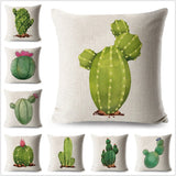 Watercolor Cactus Pillow Cases