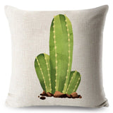Watercolor Cactus Pillow Cases