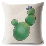 Watercolor Cactus Pillow Cases