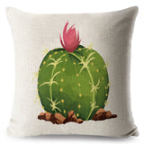 Watercolor Cactus Pillow Cases