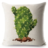 Watercolor Cactus Pillow Cases