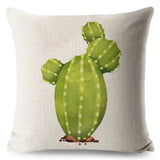 Watercolor Cactus Pillow Cases
