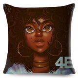 Beautiful Black Women Pillow Cases