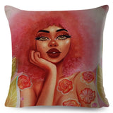 Beautiful Black Women Pillow Cases