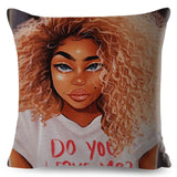 Beautiful Black Women Pillow Cases