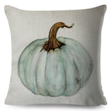 Yellow Pumpkin Watercolor Pillow Cases