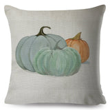 Yellow Pumpkin Watercolor Pillow Cases
