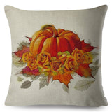 Yellow Pumpkin Watercolor Pillow Cases