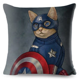 Cat Super Heros Pillow Case