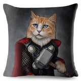 Cat Super Heros Pillow Case
