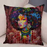 African Women Style Pillow Cases