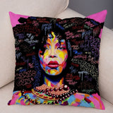 African Women Style Pillow Cases