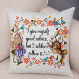 Alice in Wonderland Pillow Cases
