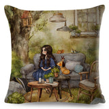 Cartoon Cute Girl Fairy Tale Pillow Cases