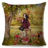 Cartoon Cute Girl Fairy Tale Pillow Cases