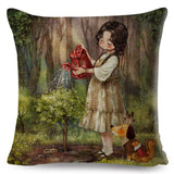 Cartoon Cute Girl Fairy Tale Pillow Cases