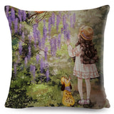 Cartoon Cute Girl Fairy Tale Pillow Cases
