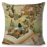 Cartoon Cute Girl Fairy Tale Pillow Cases