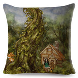 Cartoon Cute Girl Fairy Tale Pillow Cases