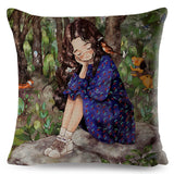 Cartoon Cute Girl Fairy Tale Pillow Cases