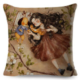 Cartoon Cute Girl Fairy Tale Pillow Cases