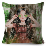 Cartoon Cute Girl Fairy Tale Pillow Cases