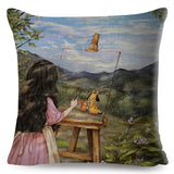 Cartoon Cute Girl Fairy Tale Pillow Cases
