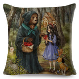 Cartoon Cute Girl Fairy Tale Pillow Cases