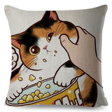 Funny Love Kiss Cute Cat Pillow Cases