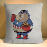 Cute Cartoon Fat Marvel Avengers Pillow Case