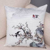 Chinese Ink Scenic Pillow Cases