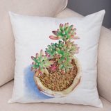 Nordic Style Watercolor Pillow Cases