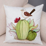 Nordic Style Watercolor Pillow Cases