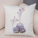 Nordic Style Watercolor Pillow Cases