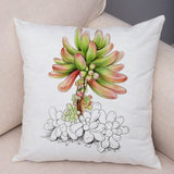 Nordic Style Watercolor Pillow Cases