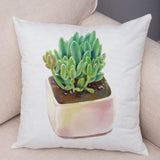 Nordic Style Watercolor Pillow Cases