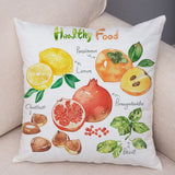 Healthy Food Pillow Cases