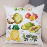 Healthy Food Pillow Cases