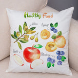 Healthy Food Pillow Cases