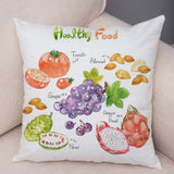 Healthy Food Pillow Cases