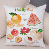 Healthy Food Pillow Cases