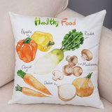 Healthy Food Pillow Cases
