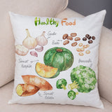 Healthy Food Pillow Cases