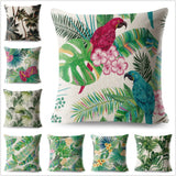 Tropical Palm Leaves Pillow Cases