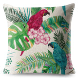 Tropical Palm Leaves Pillow Cases