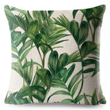 Tropical Palm Leaves Pillow Cases
