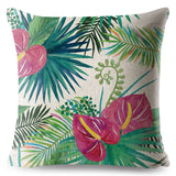 Tropical Palm Leaves Pillow Cases