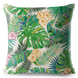 Tropical Palm Leaves Pillow Cases