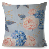 Nordic Style Rose Flower Pillow Cases